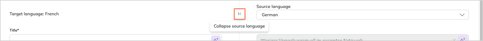 Collapse source button