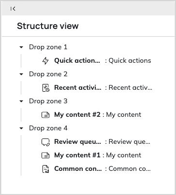 Structure view