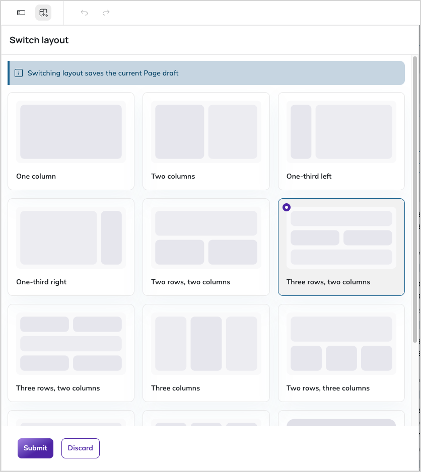 Switch layout
